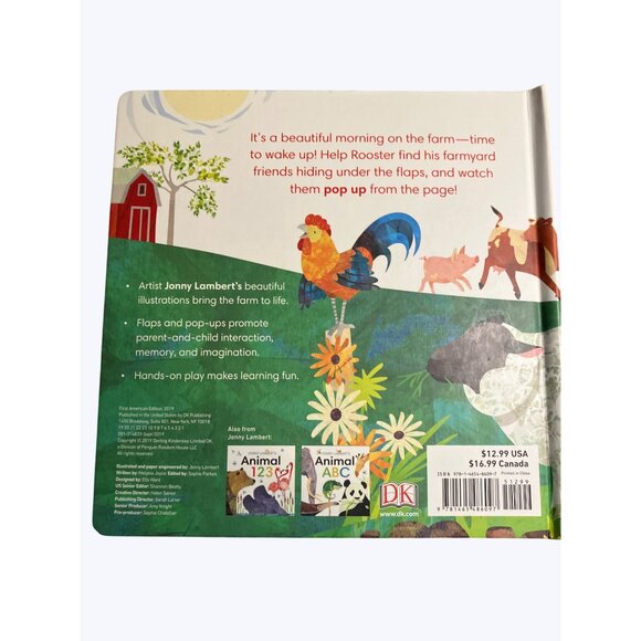 Wake Up Farm Pop-Up Peekaboo! Childrens Book By Jonny Lambert - Picture 8 of 12